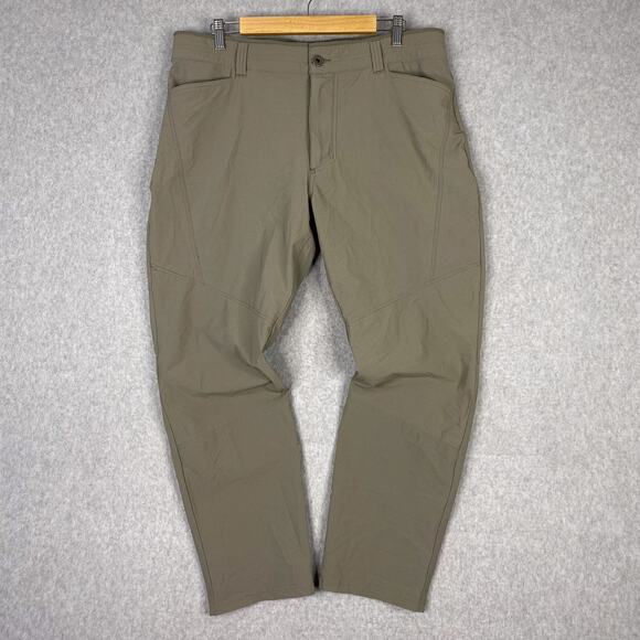 KUHL Pants Mens 33x34 (37x28.5) Deceptr Hiking Pant Burnt Olive - Picture 1 of 11